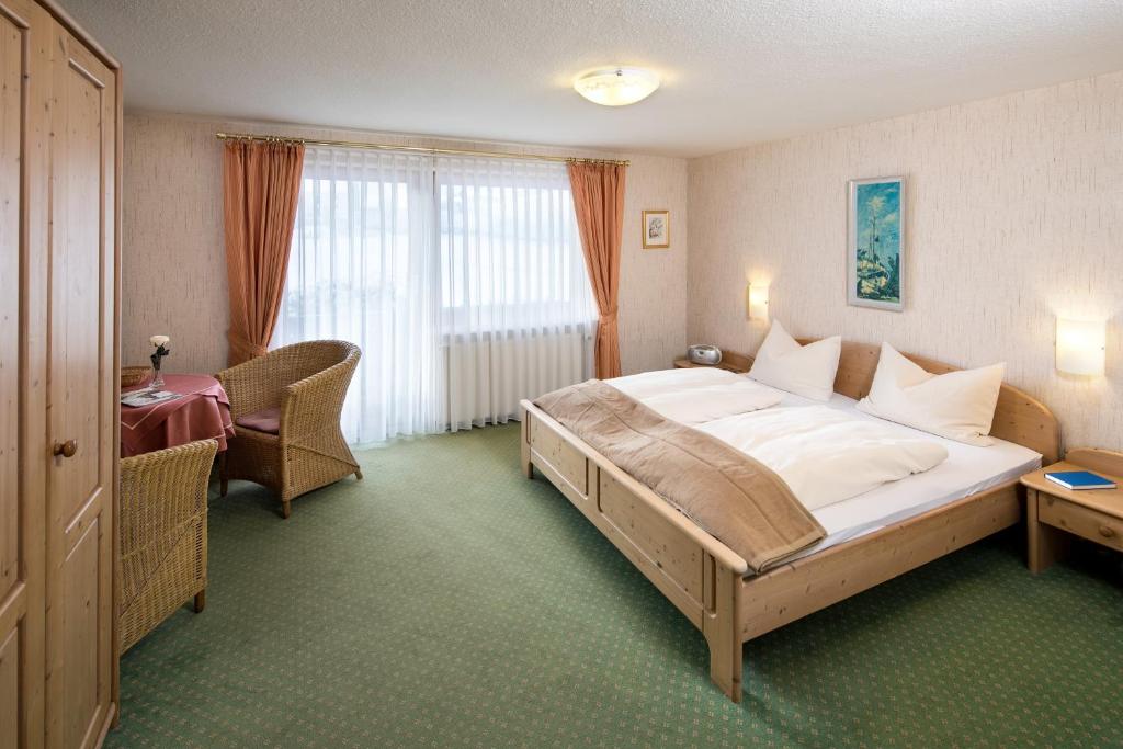 Postel nebo postele na pokoji v ubytování Gästehaus Böck