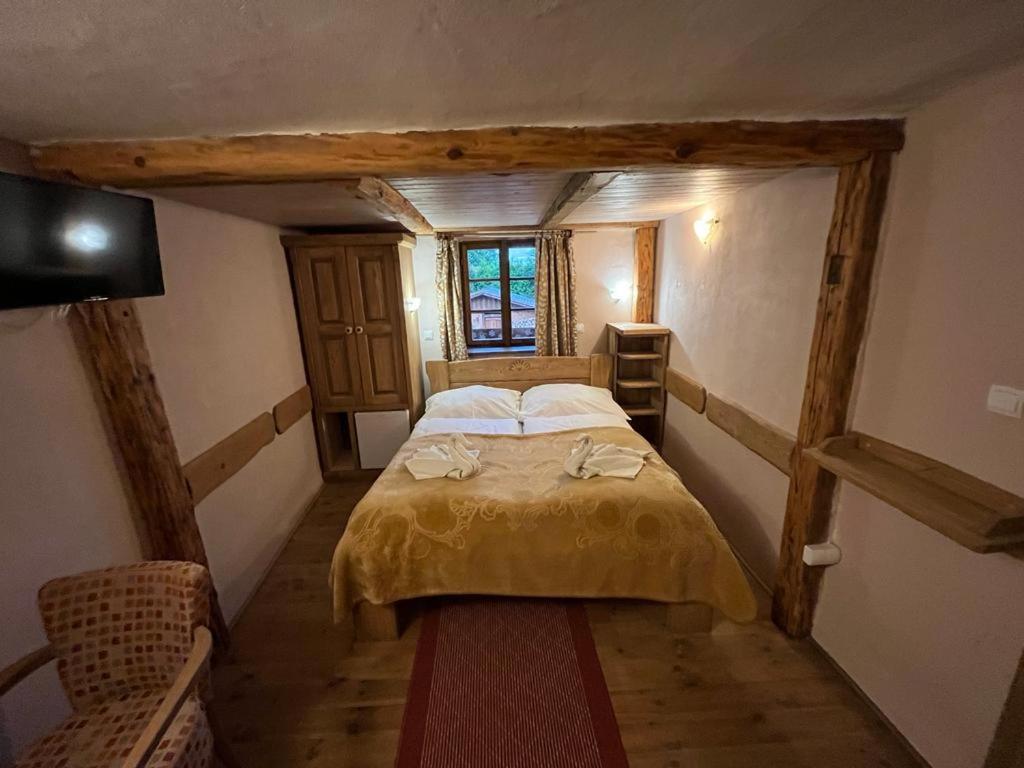 Postel nebo postele na pokoji v ubytování Ubytování Elias