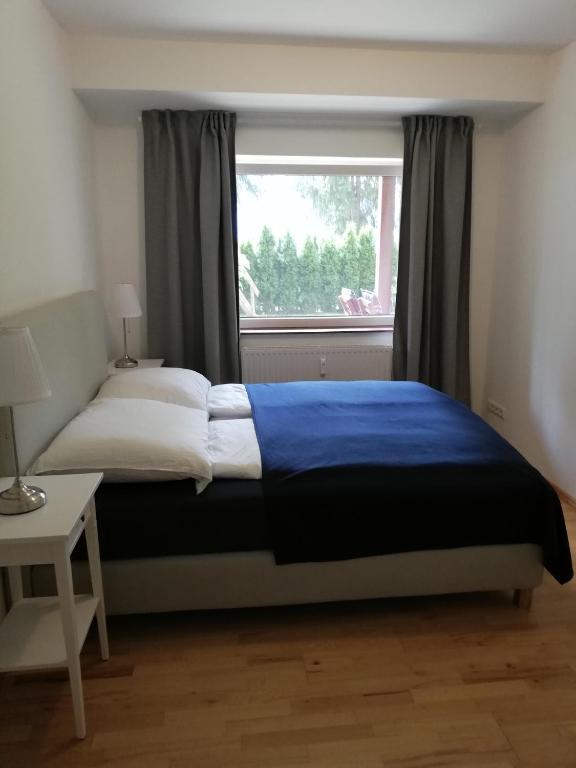Posteľ alebo postele v izbe v ubytovaní Ferienwohnung Jonas