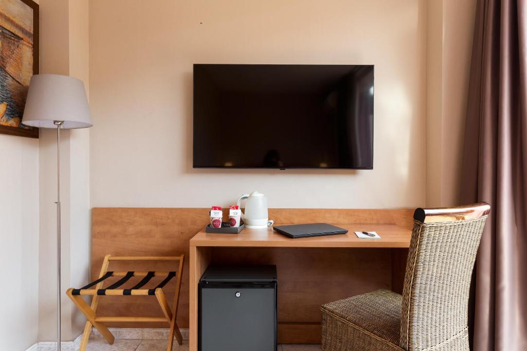 TV a/nebo společenská místnost v ubytování PARK SEDO Aparthotel