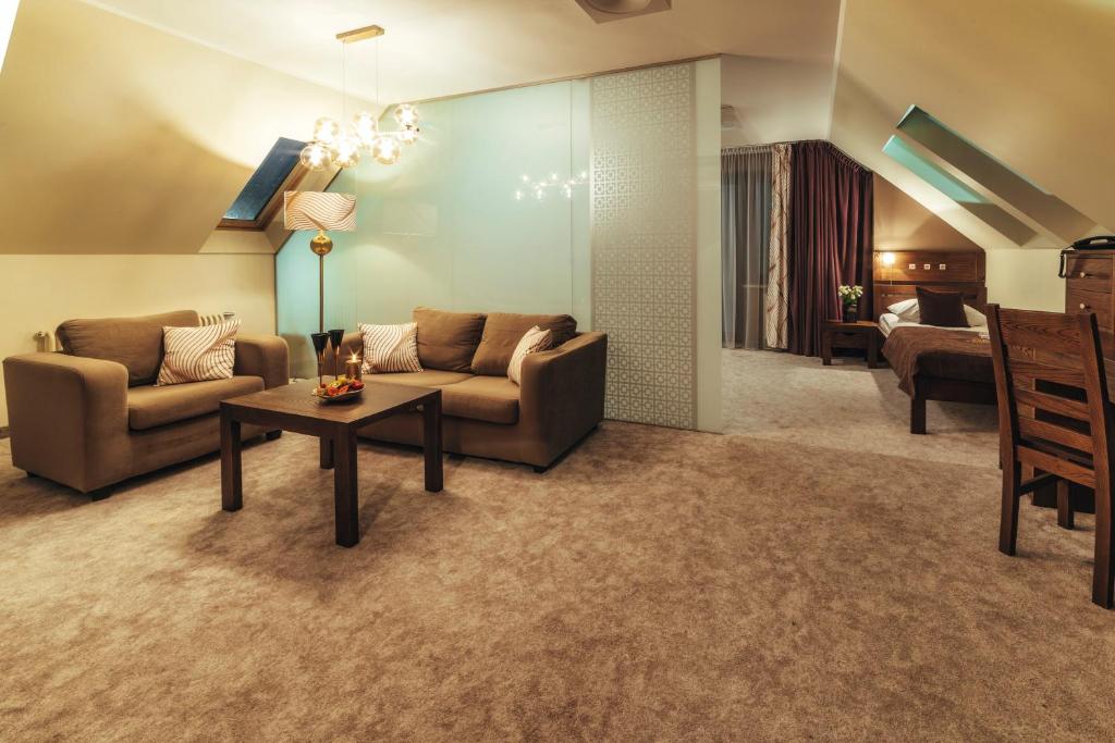 Posezení v ubytování Złoty Groń Resort & Spa