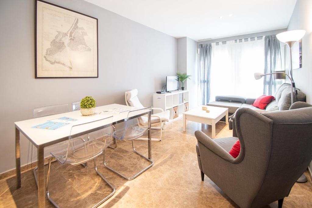 Posezení v ubytování Apartamento El Anteojo de Cádiz