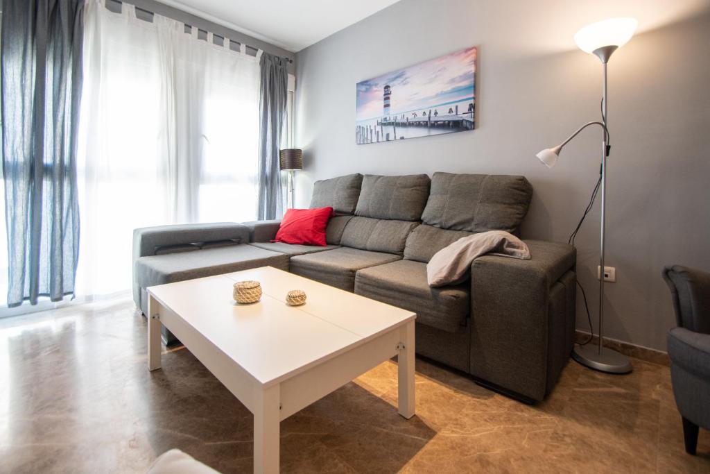 Posezení v ubytování Apartamento El Anteojo de Cádiz