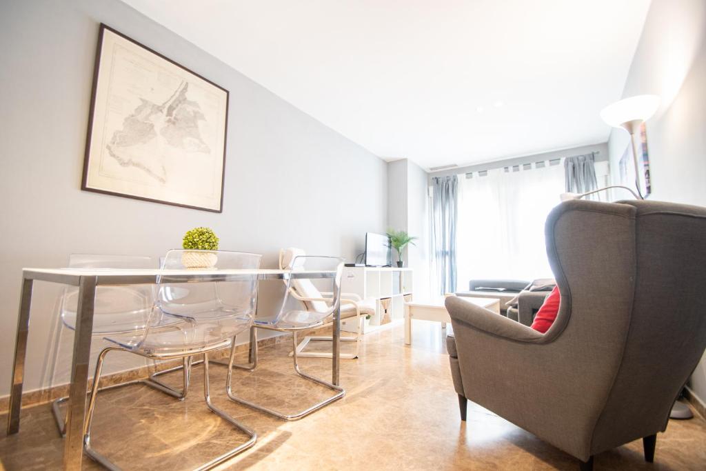 Posezení v ubytování Apartamento El Anteojo de Cádiz