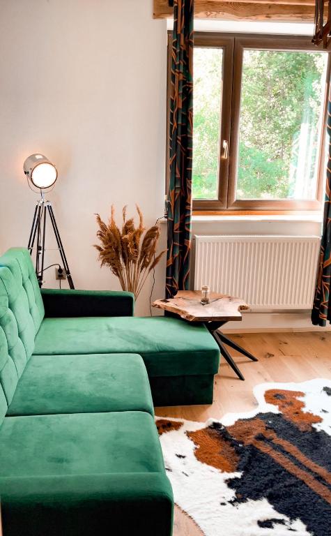 Posezení v ubytování Bieszczady Guest House