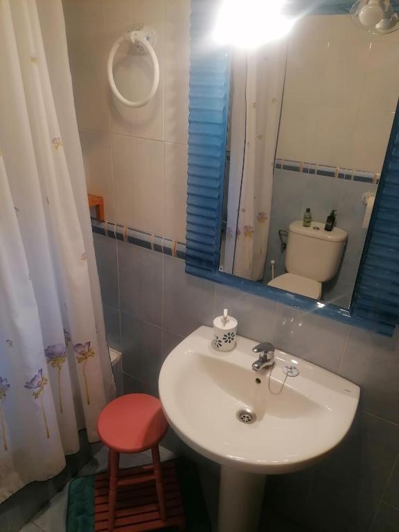 Koupelna v ubytování LOS PRUNOS