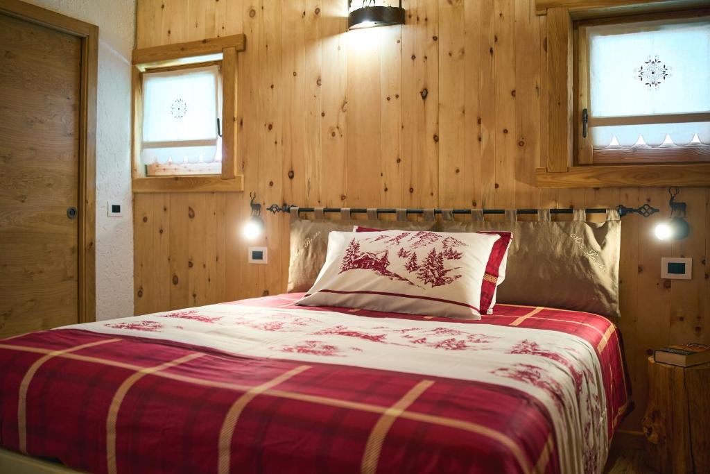 Postel nebo postele na pokoji v ubytování Natural Lodge Maso Baseta
