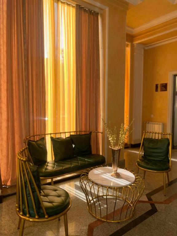 Posezení v ubytování JOY Hotel