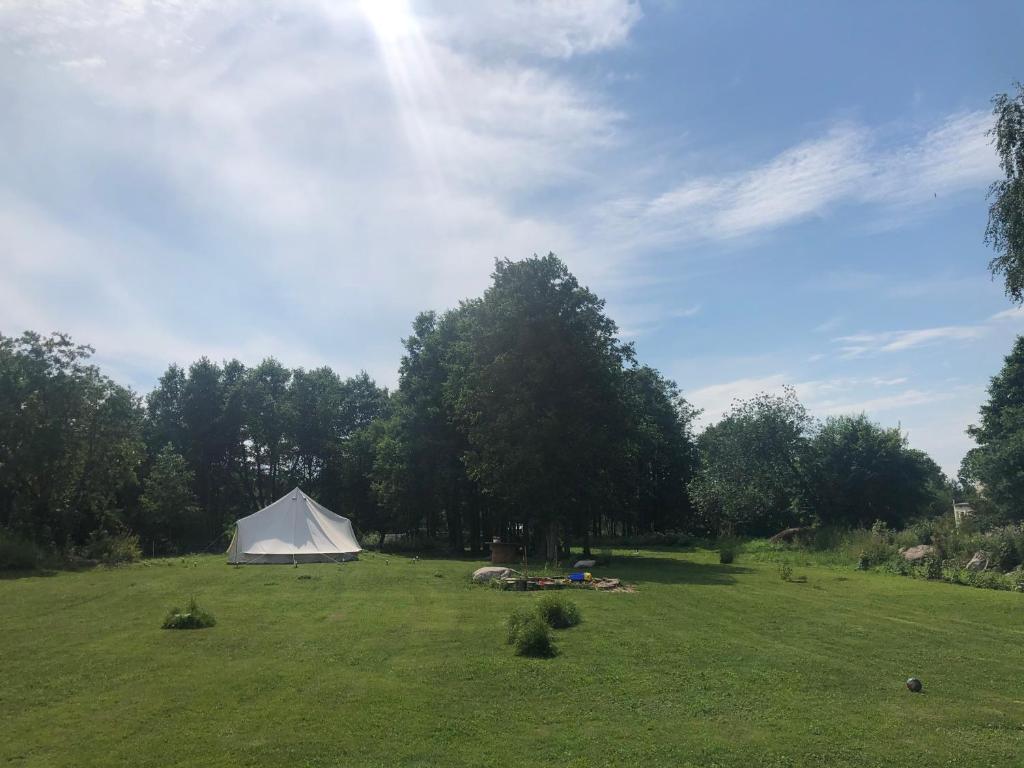 Příroda nedaleko luxury tent