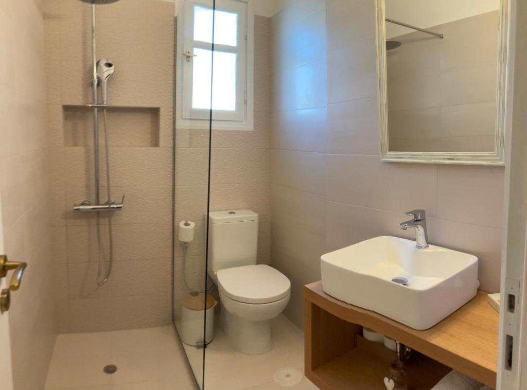 Kúpeľňa v ubytovaní Rodia Studios & Apartments