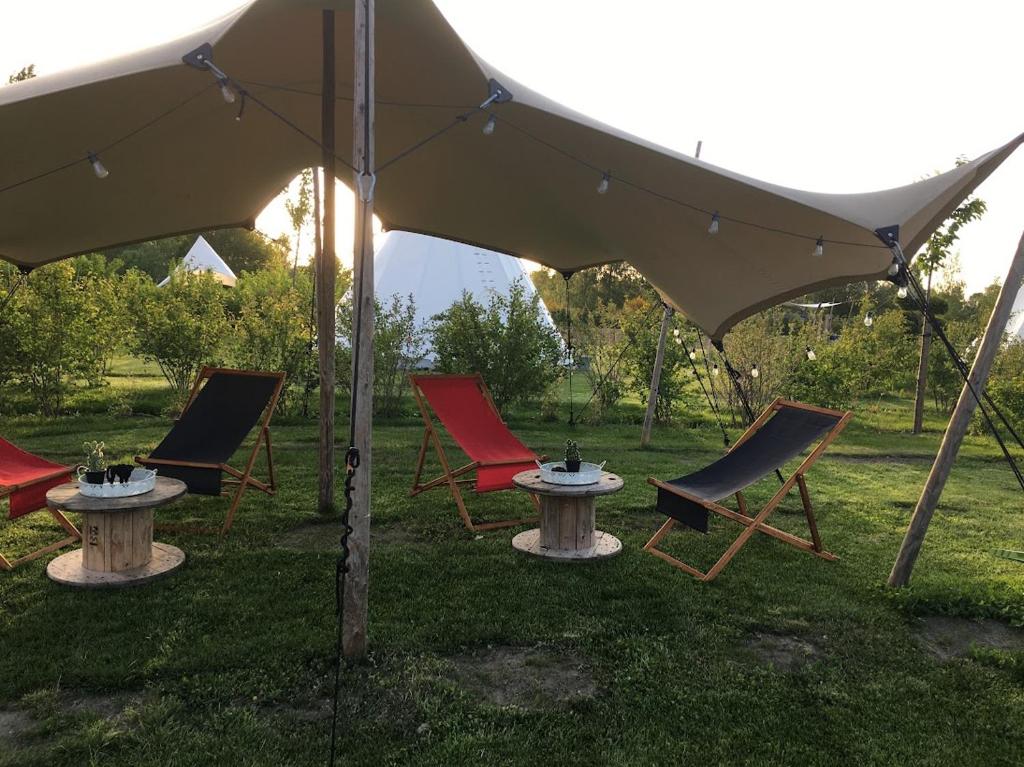 Zahrada ubytování Landgoed Omorika