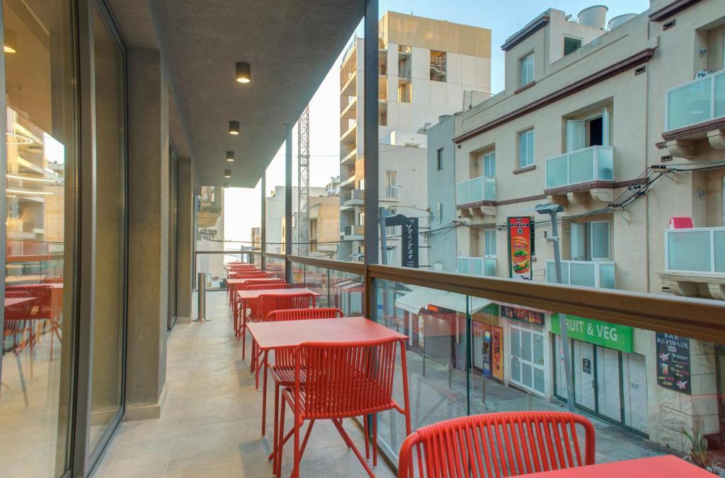 Balkón nebo terasa v ubytování IKYK Hotel- IK Collection
