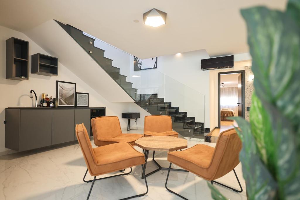 Część wypoczynkowa w obiekcie LL luxury penthouse on sea