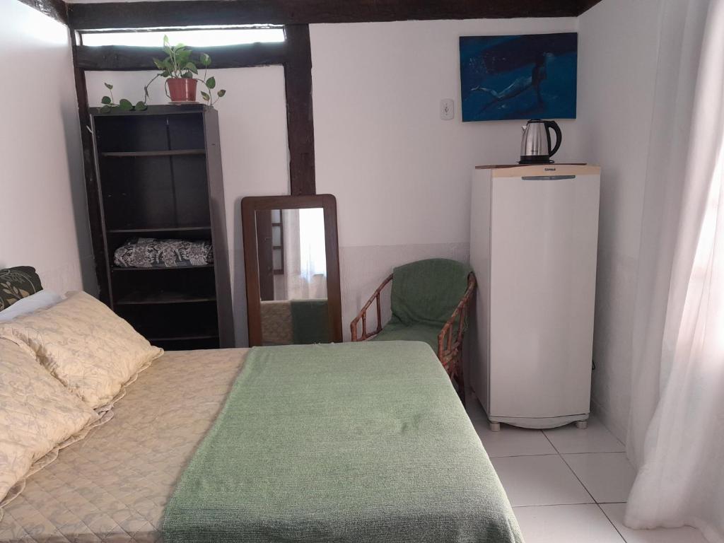 Postel nebo postele na pokoji v ubytování Flats do Portal Suite LUA