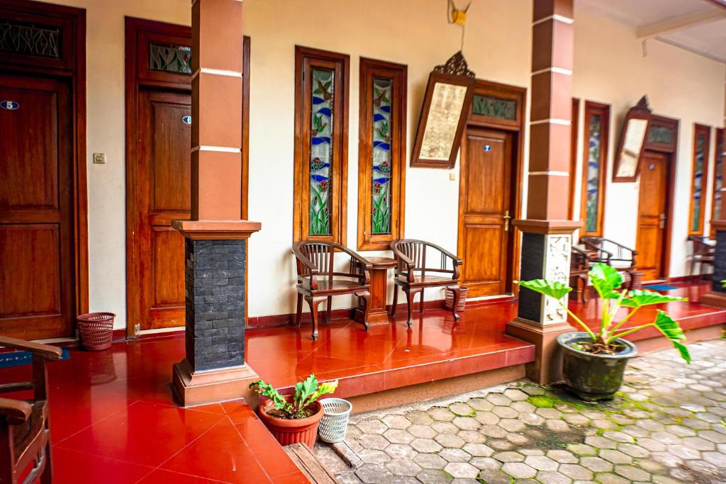 Posezení v ubytování Hotel Laweyan Solo
