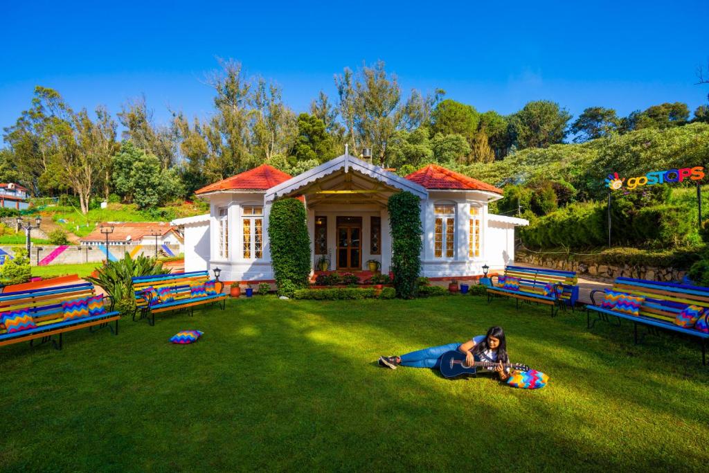 Zahrada ubytování goSTOPS Ooty