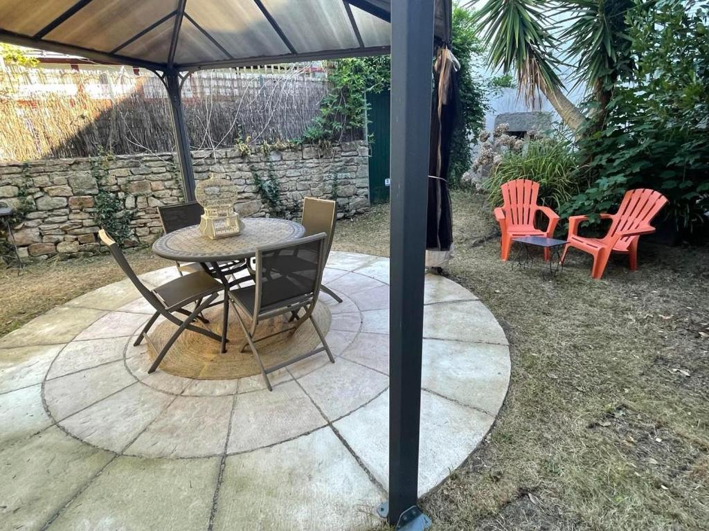 Ogród w obiekcie Le Patio, coeur de ville avec garage et jardin