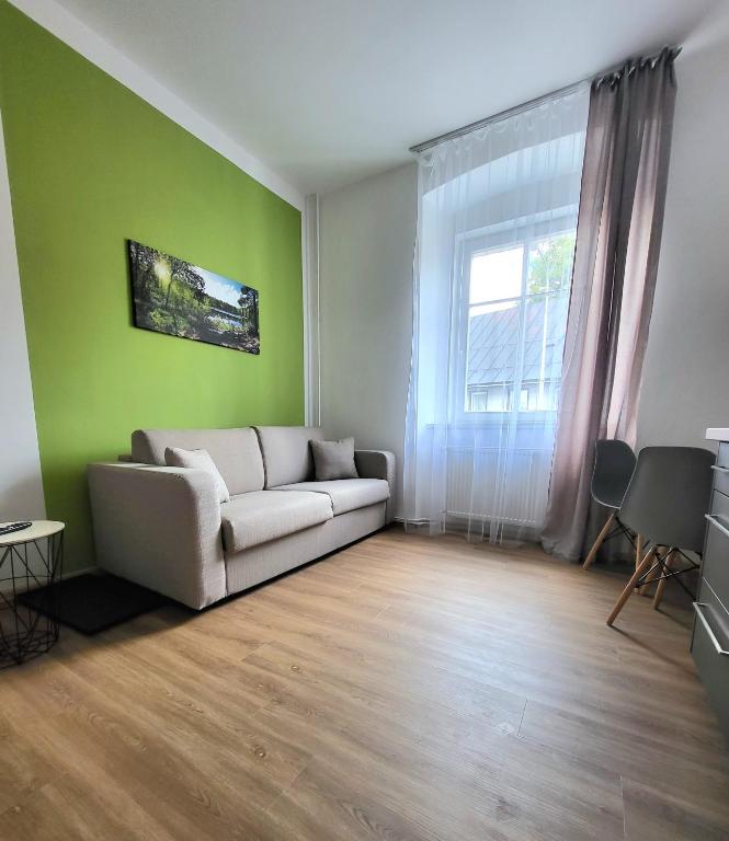 Posezení v ubytování Apartmány hotelu Ostrý