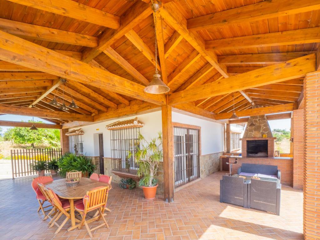 Patio lub wspólna przestrzeń na świeżym powietrzu w obiekcie Cubo's Villa Teresa