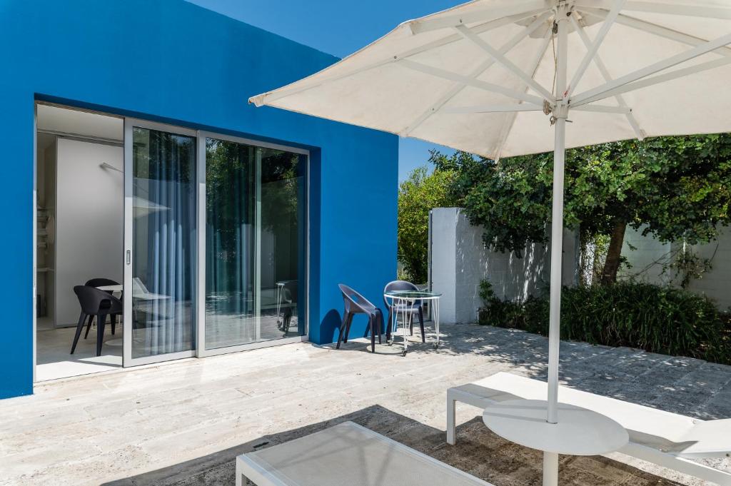 Patio nebo venkovní prostory v ubytování Calcebianca