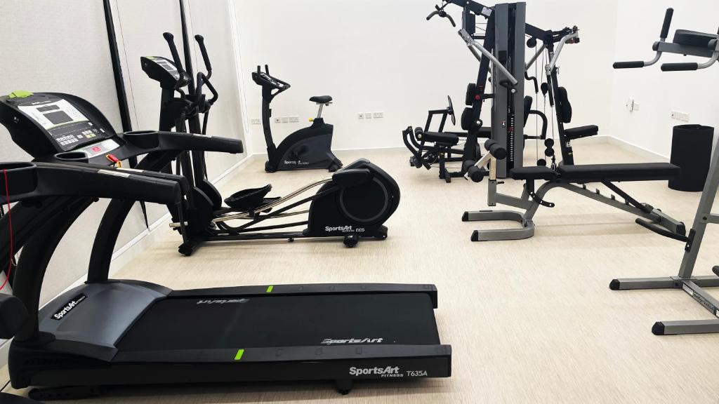 Fitness centrum a/nebo fitness zařízení v ubytování Terminal Inn By Edar City