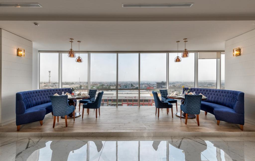 Posezení v ubytování Nivel Hotel Abha
