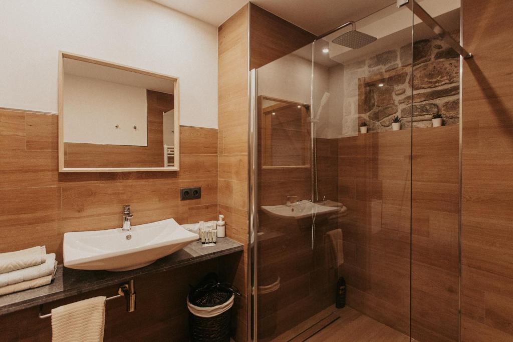 Kúpeľňa v ubytovaní La Caseta de Subirana