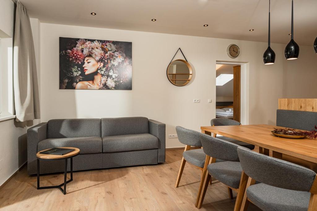 Posezení v ubytování ''die Bergerin'' | Appartements Schladming