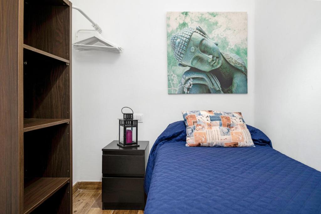 Posteľ alebo postele v izbe v ubytovaní Apartamento Zaida