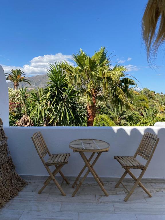 Balkón nebo terasa v ubytování Tulum house - in Nueva Andalucia - amazing la concha mountain view
