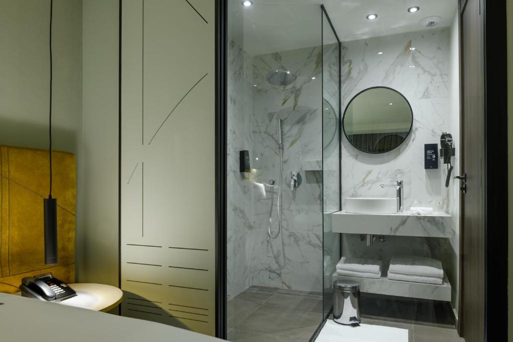 Koupelna v ubytování JM Suites Hotel Eco-Friendly Casablanca