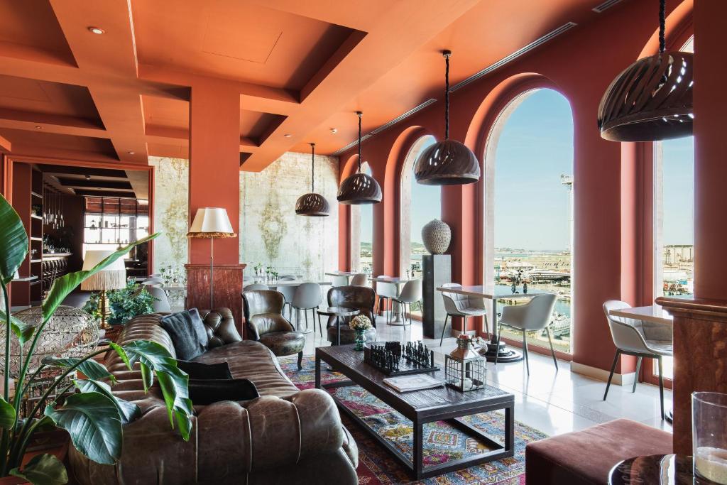 Posezení v ubytování SeePort Hotel