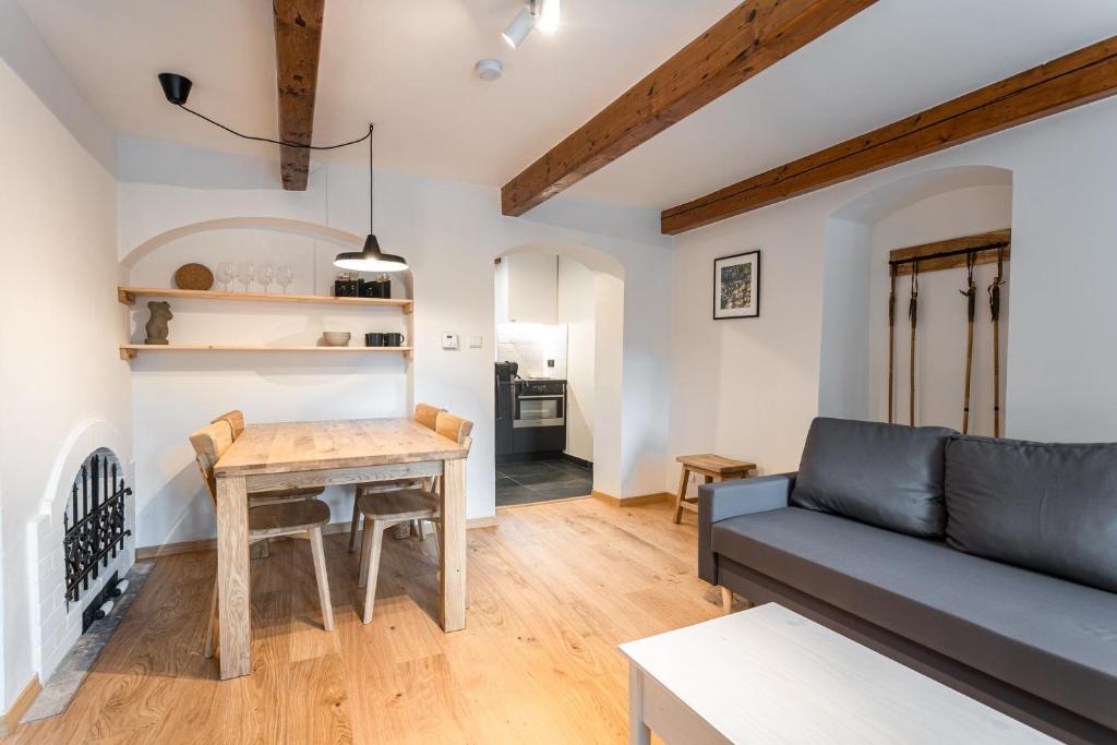Kuchnia lub aneks kuchenny w obiekcie Apartmány VOLF - Boží Dar
