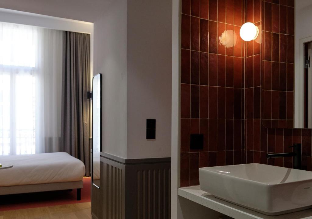 Postel nebo postele na pokoji v ubytování Maison Juste