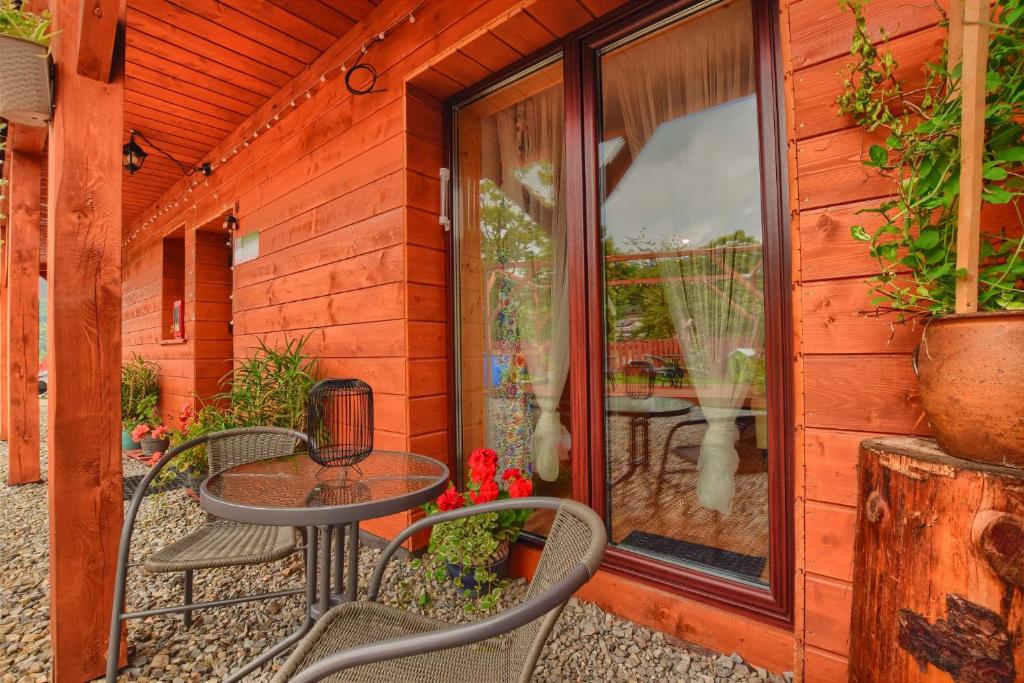 Balkón nebo terasa v ubytování Apartamenty Soszów
