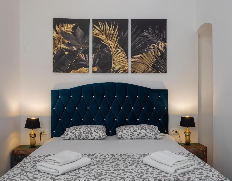 Posteľ alebo postele v izbe v ubytovaní Luxury apartment with patio in the heart of Split