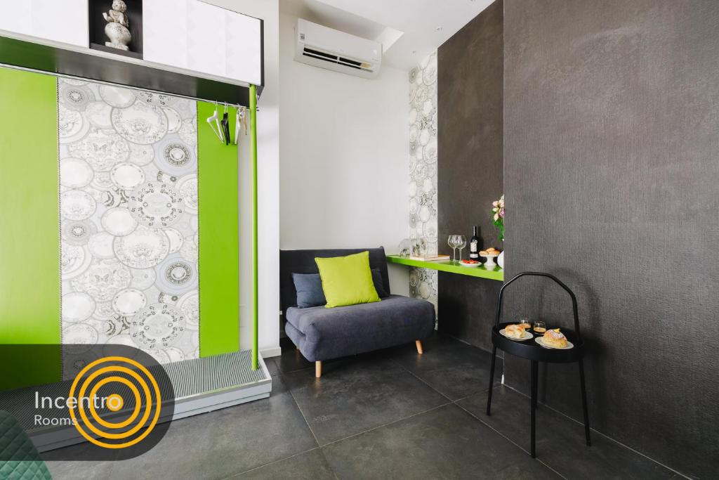 Posezení v ubytování Incentro Rooms