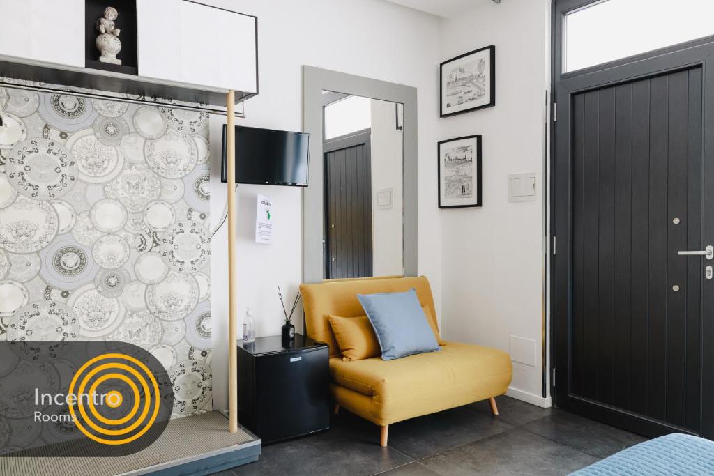 Posezení v ubytování Incentro Rooms