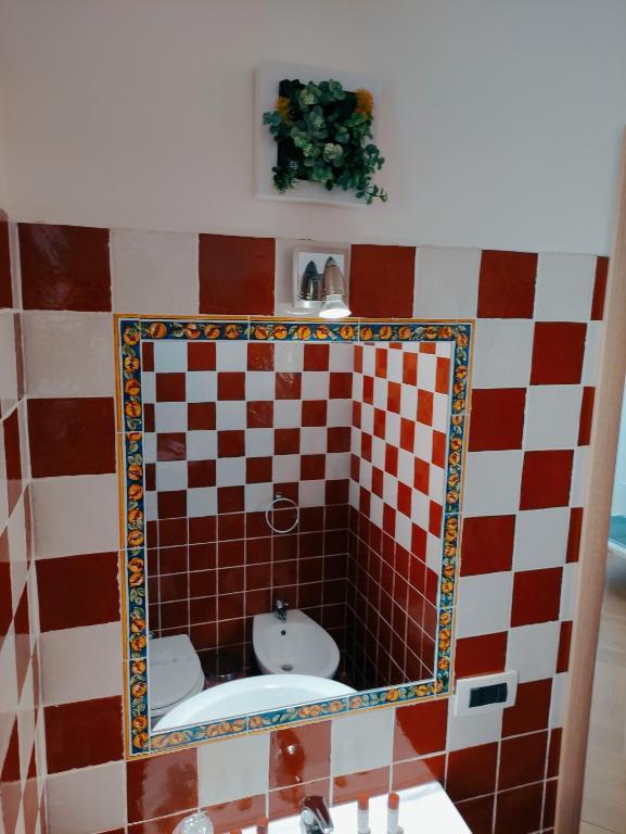 Koupelna v ubytování Domus Cese