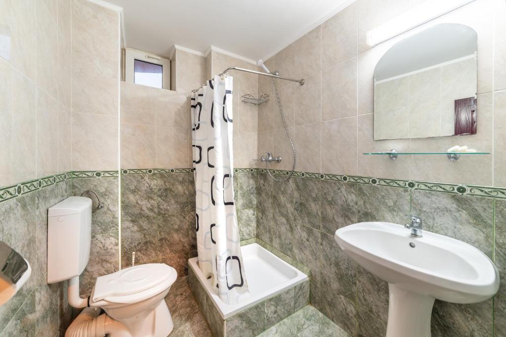 Koupelna v ubytování Hotel Giulia