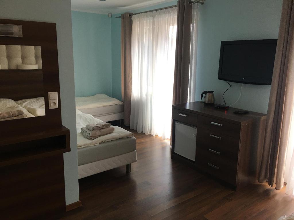Postel nebo postele na pokoji v ubytování Azzurro
