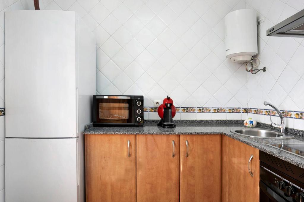 Kuchyňa alebo kuchynka v ubytovaní Apartamento Azucenas