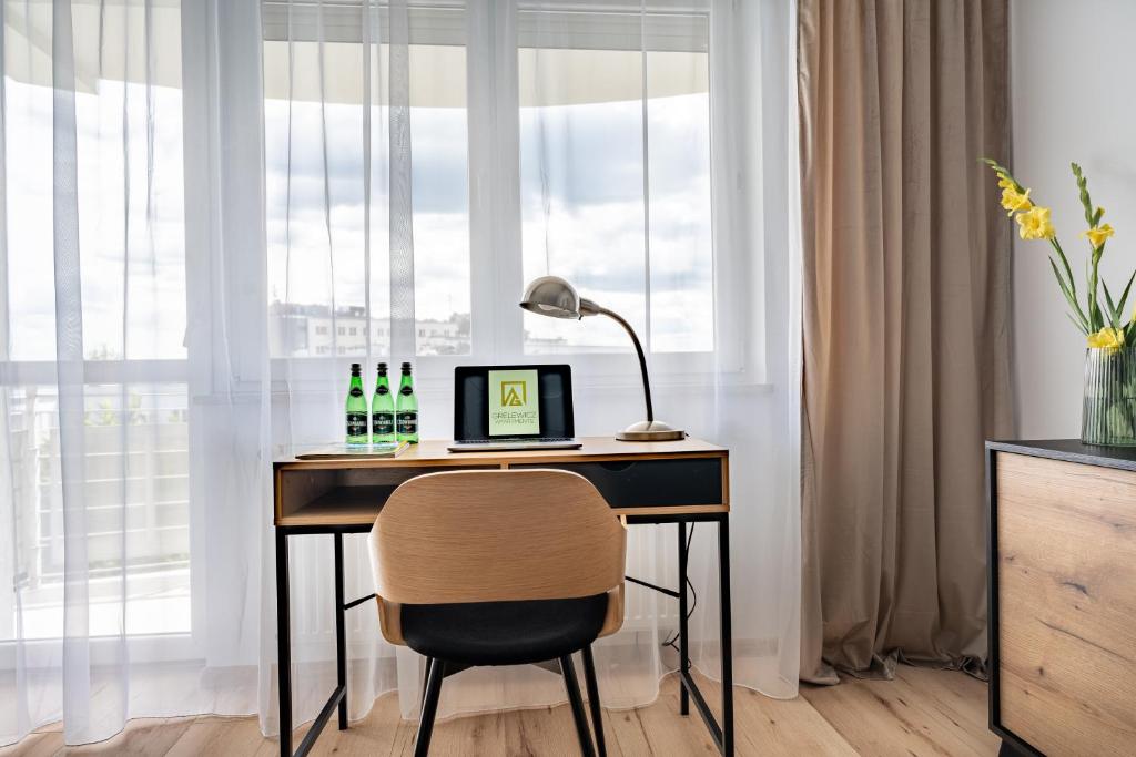 TV a/nebo společenská místnost v ubytování Grelewicz Apartments- MyPleasure