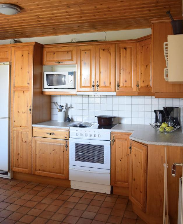 Kuchyň nebo kuchyňský kout v ubytování Sea-view apartment in beautiful Smygehamn