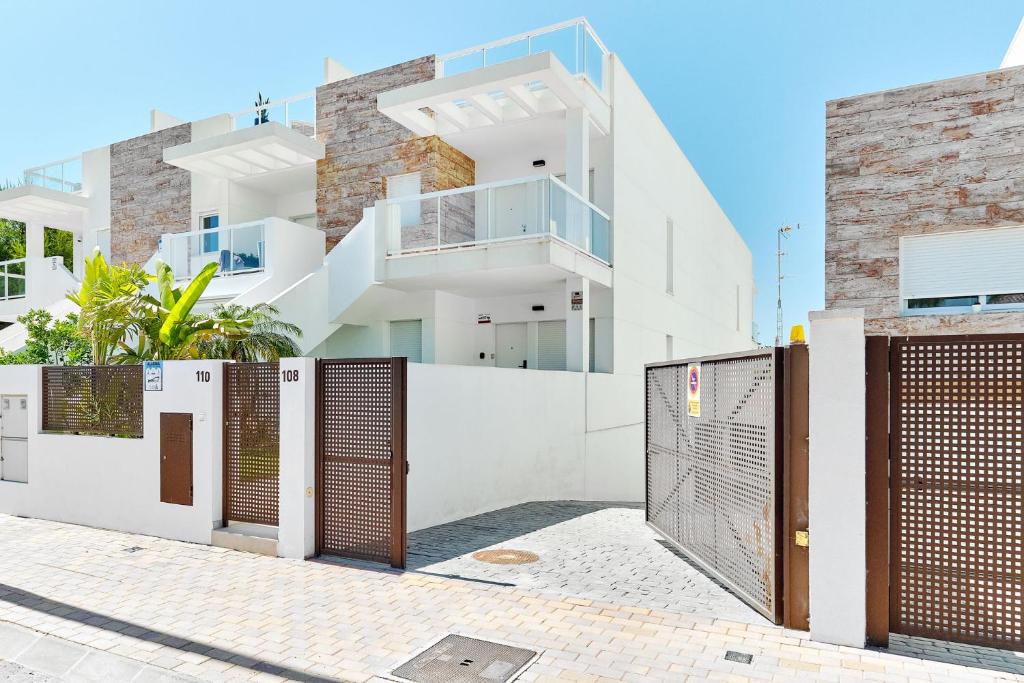 Bygningen som lejligheden ligger i