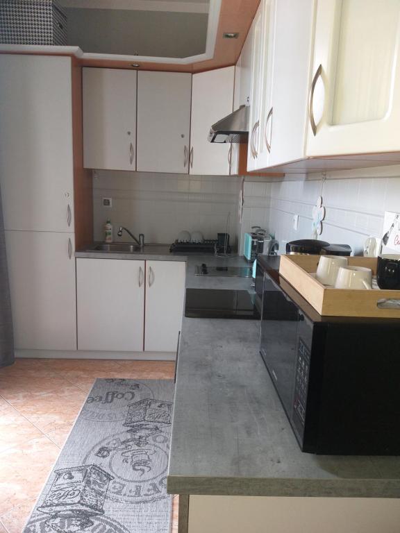 Kuchyňa alebo kuchynka v ubytovaní Apartament na nowej starówce