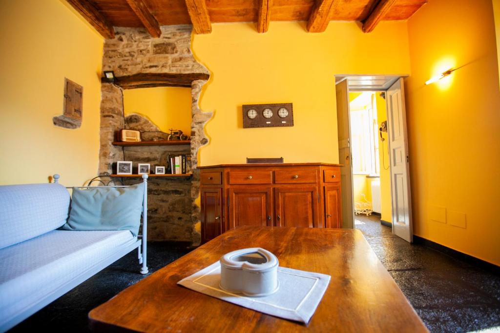 Posezení v ubytování Casa di MOMO