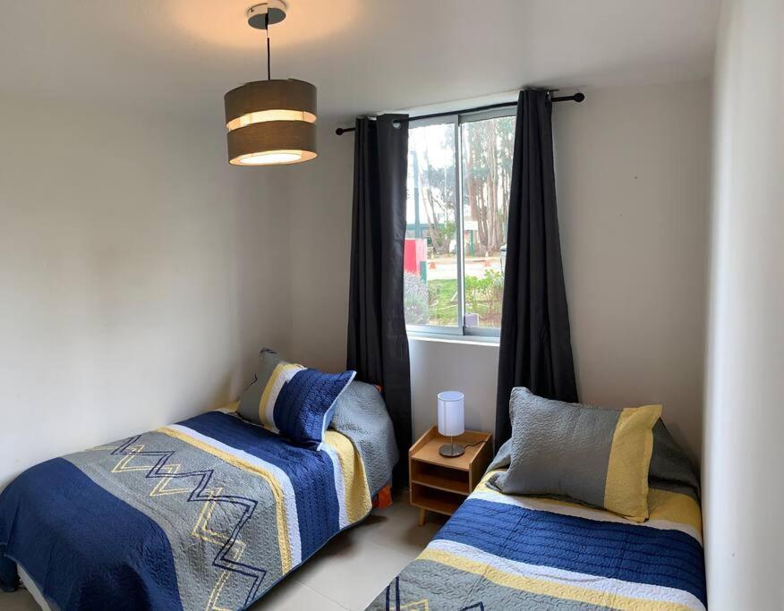 Postel nebo postele na pokoji v ubytování Lugar encantador en condominio en Mirasol
