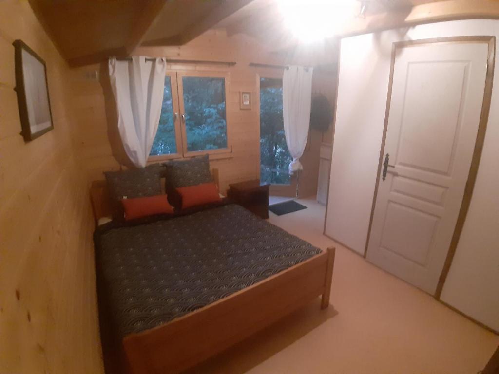 Voodi või voodid majutusasutuse Chalet Ekowün toas