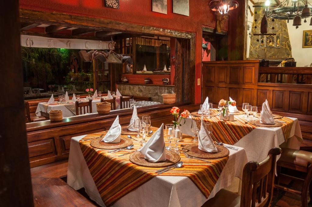 Nápoje v ubytování Hotel Hacienda Abraspungo